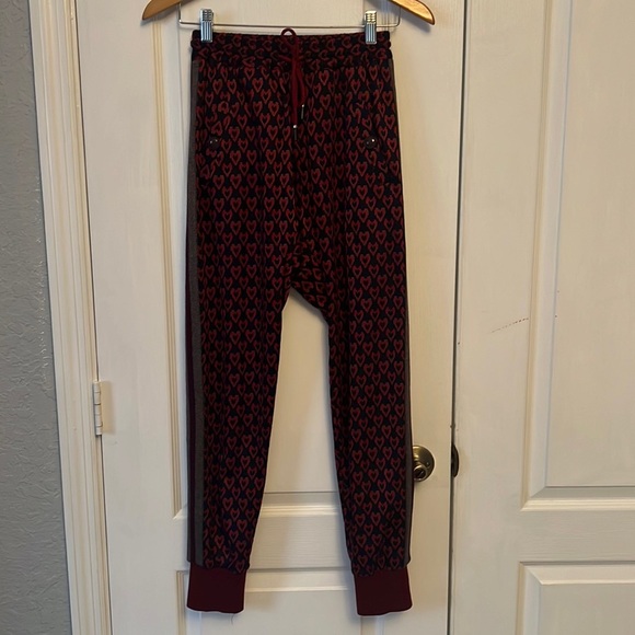 ❤️❤️Anthropologie Love Binetti High waist Heart Joggers❤️❤️ - Picture 10 of 15